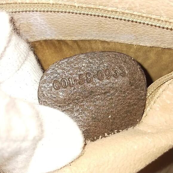 Vintage Gucci Monogram Bucket Bag with Web Stripe – Brown - Picture 14 of 14